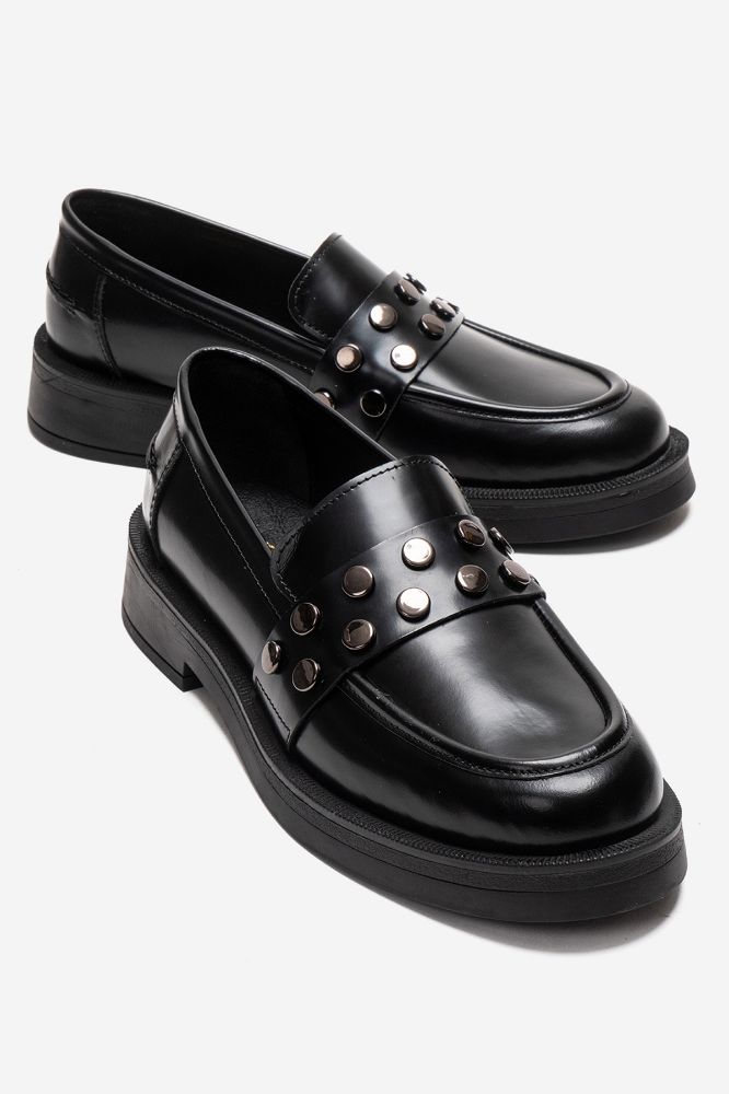 kadin-deri-loafer-ayakkabi-SIYAH ACMA-PNC1666-0104011_0